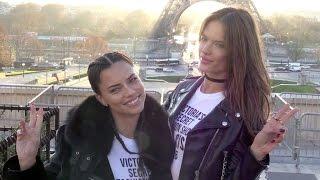 Victoria s Secret Adriana Lima, Alessandra Ambrosio and their fellow Angels at the Eiffel Tower