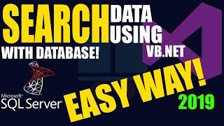 VB.NET 2010 | RETRIEVE DATA USING TEXTBOX W/ SQL SERVER 2008 | WINFORM TUTORIAL