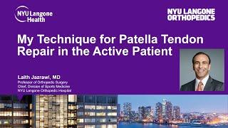 Primary Patella Tendon Repair in the Active Patient