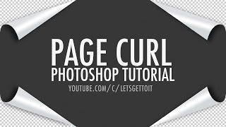 How to Make a Page Curl Effect - Photoshop Tutorial