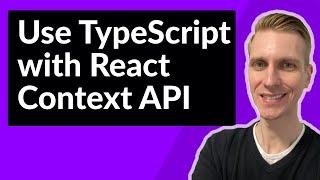 Use TypeScript with React Context API