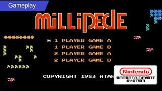 Millipede (NES) [Gameplay]