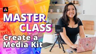 How to Create a Media Kit that will Help you STAND OUT | Adobe Express Masterclass