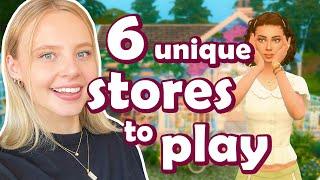 6 UNIQUE shops to play through in The Sims 4