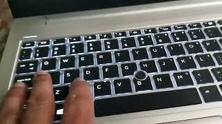 HP Elitebook Keyboard Backlight on/off Shortcut (Turn on Caption)