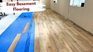 LVP Flooring Installation Over Concrete Subfloor - Full Instructional | Builds by Maz + Flooret