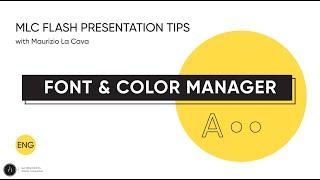 How to change Fonts & Colors in all PowerPoint slides at once