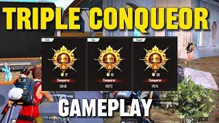 Triples Conqueror Gameplay !! SOLO | DUO | SQUAD Gue Tamatin !! PUBG Mobile