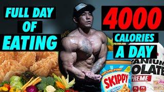 FULL DAY OF EATING - 4,000 CALORIES | KEN HANAOKA (ENGLISH SUB)