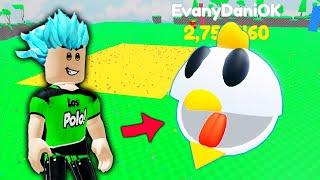 Soy el Pollo mas GRANDE!! en Roblox eat balls simulator