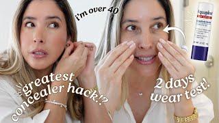 SCOTT BARNES AQUAPHOR HACK for FLAWLESS UNDER EYES  Look 20 years younger!  2 DAYS WEAR TEST!! 