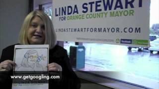 Linda Stewart says "Get Googling Orlando"