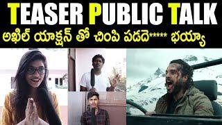 AGENT Teaser Public Talk | Akhil Akkineni, Mammootty | Surender Reddy | Anil Sunkara