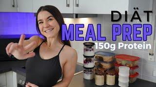 3 Tage Fitness Meal Prep in nur 45 min!!  mit 150g Protein