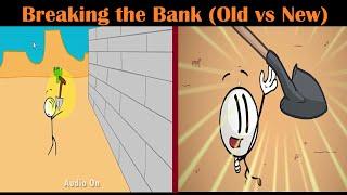 Henry Stickmin Original vs Remastered - Breaking the Bank comparison (BTB)