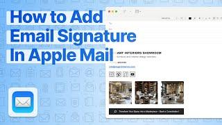 How to Add a Personalized Email Signature in Apple Mail | Step-by-Step Tutorial