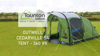 Outwell Cedarville 5A Tent - Taunton Leisure 360 VR