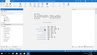 UIPath Tutorial  - "Hello world" Robot