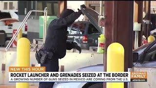 Rocket launcher, grenades seized in Arizona along US Mexico border