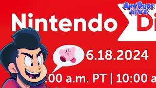 Nintendo Direct 6.18.2024 Watch Party w/ AntDude