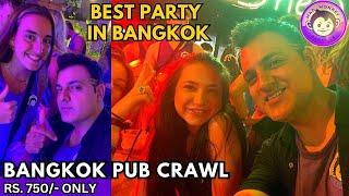 The Best Party in Bangkok at just Rs.750/- only | Mad Monkey hostel to Khaosan Road Pub Crawl |