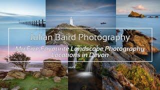 My Favourite / Top 5 / Best Landscape Photography Locations in Devon (in 4K)