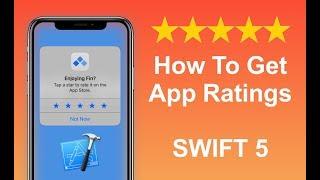 Get Five Star App Ratings - Swift 5.0 (Xcode 10.3)