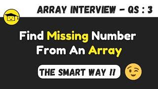 Find Missing Number In An Array