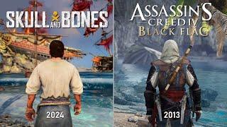 Skull and Bones vs Assassin's Creed IV Black Flag | Graphics, Physics and Details Comparison