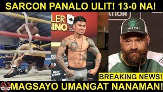 BREAKING: Lienard Sarcon PANALO 2nd Round KNOCKOUT! 13-0 na! | Magsayo Good News ulit!