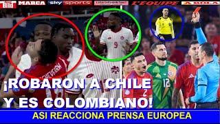  ASI REACCIONA PRENSA EUROPEA a ROBO del VAR CHILE vs CANADA COPA AMERICA 2024