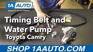 How to Replace Timing Belt and Water Pump 92-01 Toyota Camry Sedan