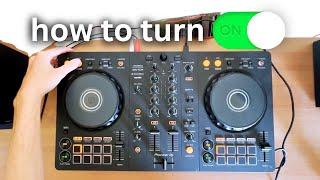 How to Turn ON the Pioneer DDJ-FLX4 (Beginner Tutorial)