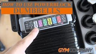 How to use Powerblock Dumbbells