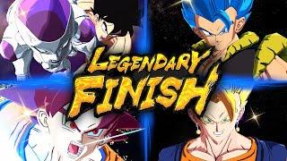 ALL LEGENDARY FINISH ANIMATIONS IN DRAGON BALL LEGENDS | 4K LANDSCAPE MODE