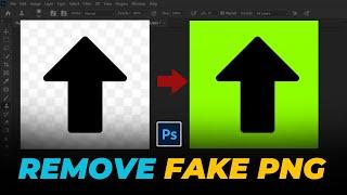How to Remove Fake PNG in Photoshop | Photoshop Tricks and Tips