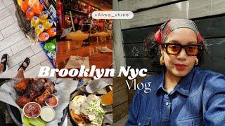 Living in Nyc vlog • Brooklyn food tour • celebrating  • Thrifting in Bushwick • Brooklyn Nyc vlog