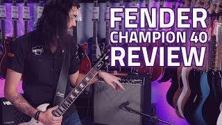 Fender Champion 40 Guitar Amplifier Combo - Demo Review