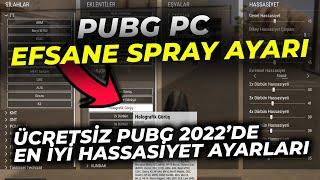 PC PUBG'DE SPRAY NASIL ATILIR - STEAM PUBG EN İYİ HASSASİYET AYARLARI | axi PUBG 2022