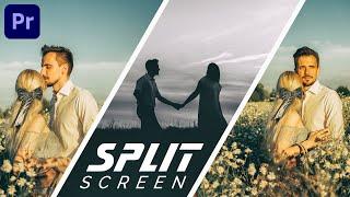 4 SPLIT SCREEN Effects in Premiere Pro CC (Tutorial)