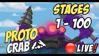  RAINMAKER MEGA CRAB! w/@stoneheart164  Stages 1-100 | Boom Beach