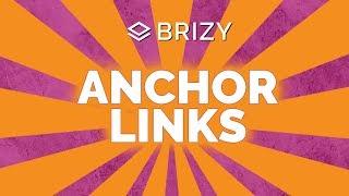 Anchor Links | Brizy Feature Update