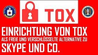 Einrichtung von Tox, als freie, kostenlose und verschlüsselte Alternative zu Skype und Co.