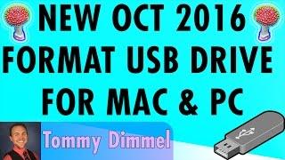 NEW OCT 2016 FORMAT USB DRIVE FOR MAC & PC