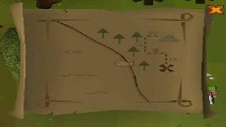 Fishing Spot Map Dig Location Beginner Clue Scroll [OSRS] Old School RuneScape