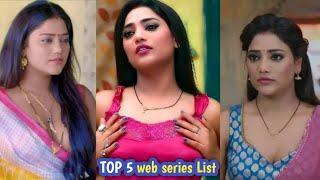 Ullu app Hot Accters Ruks Khandagale Top 5 web series List .