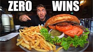 NO ONE HAS COME CLOSE TO FINISHING THIS UNBEATEN BURGER CHALLENGE | Joel Hansen