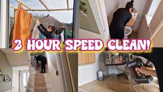 2 HOUR SPEED CLEAN WITH ME! #speedclean #cleanwithme #motivation #cleaning