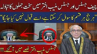 Harsh Conversation Between CJP And Justice Munib Akhtar | Live Hearing of Reserved Seats Case