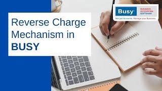 Reverse Charge Mechanism - RCM in BUSY (English)